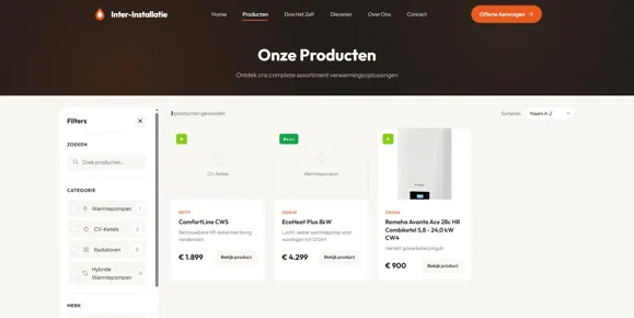 Inter-Installatie screenshot 1