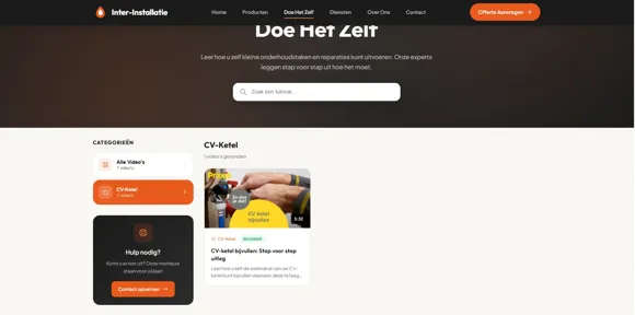 Inter-Installatie screenshot 2